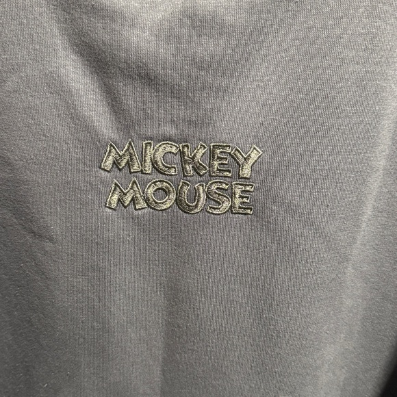Disney Mickey Mouse Slate Gray Crewneck Sweater EUC - Picture 5 of 9